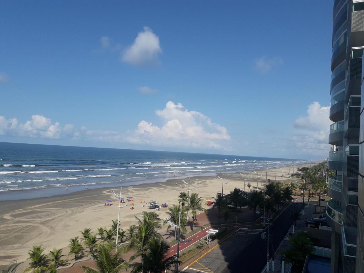 Hotel Apartamento De Frente O Mar Praia Grande Solemar Exterior foto